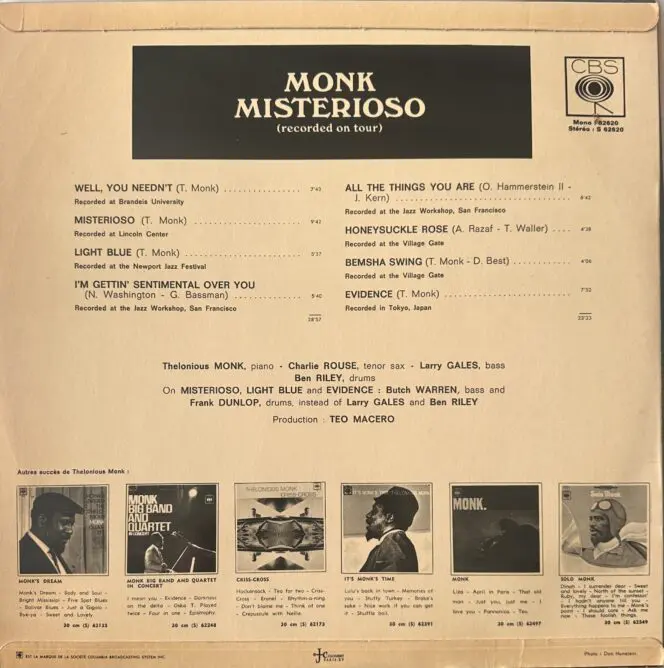 THELONIOUS MONK – Image 2
