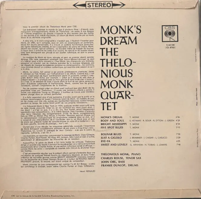 THELONIOUS MONK – Image 2