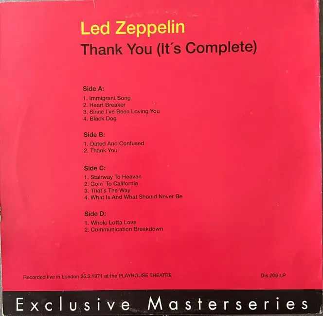 LED ZEPPELIN LIVE 1971 – Image 2