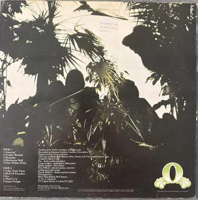 A BAND CALLED "O" – Image 2