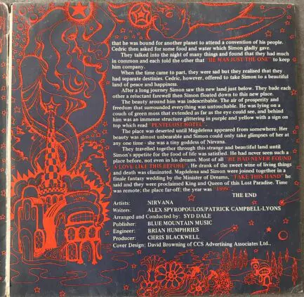 NIRVANA UK 1967 AUTOGRAPH – Image 4
